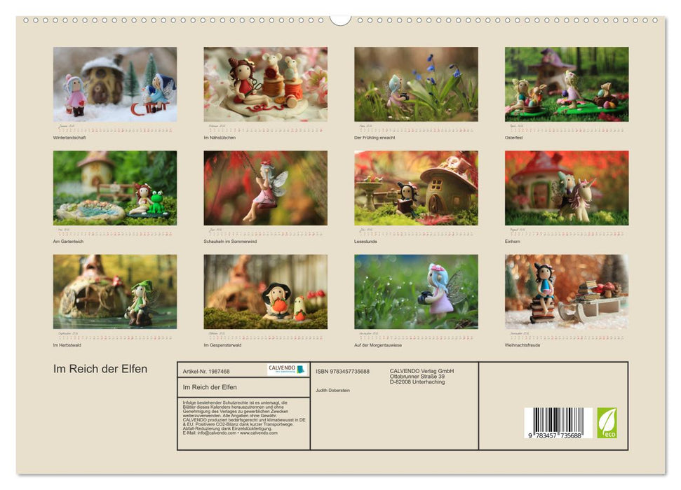 Im Reich der Elfen (CALVENDO Premium Wandkalender 2026)