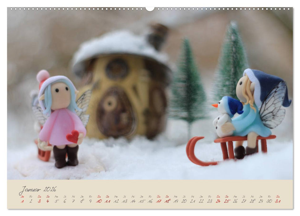 Im Reich der Elfen (CALVENDO Premium Wandkalender 2026)