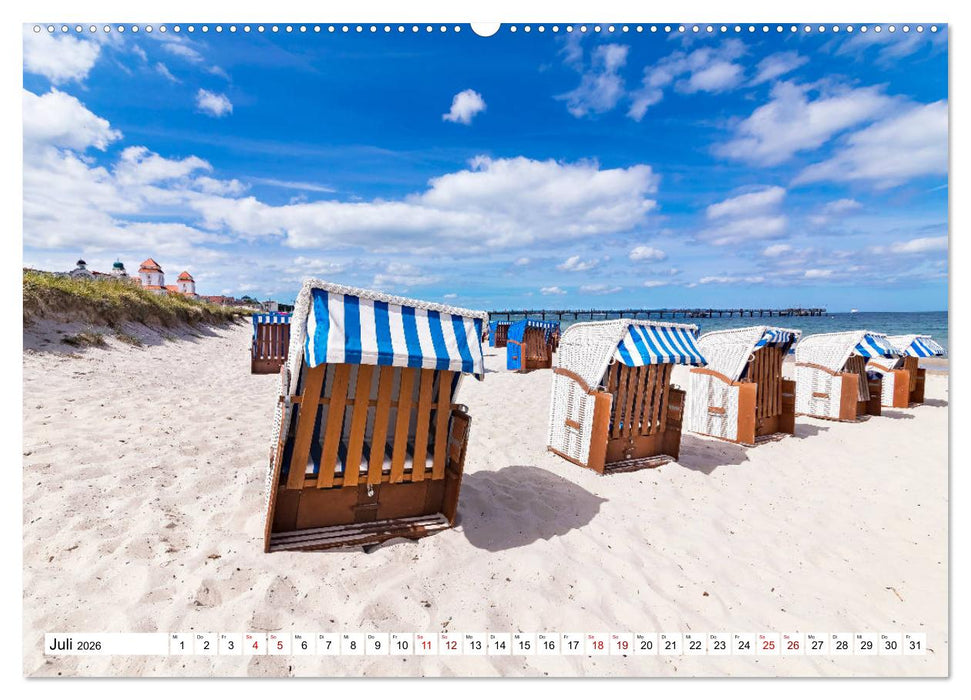 Traumstrände an Deutschlands Küsten (CALVENDO Premium Wandkalender 2026)