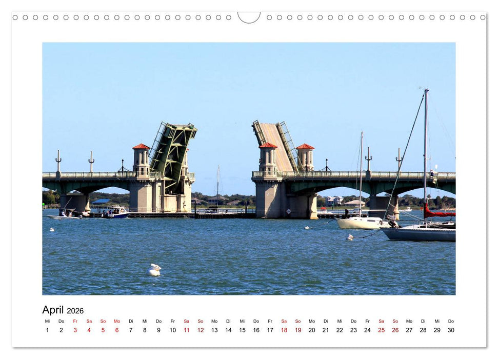 Florida 2026 abwechslungsreich und von der Sonne verwöhnt (CALVENDO Wandkalender 2026)