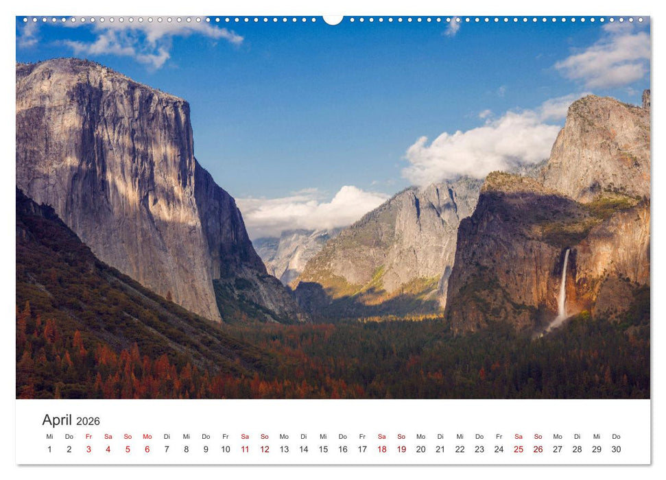 Yosemite - Nationalpark (CALVENDO Premium Wandkalender 2026)