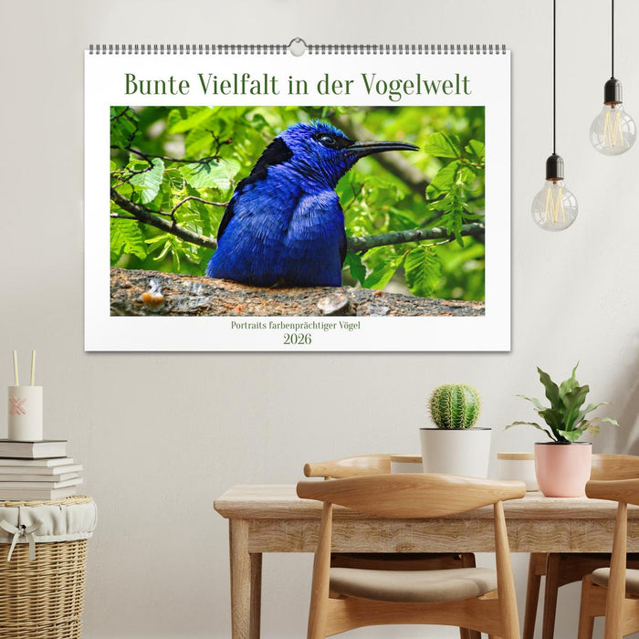 Bunte Vielfalt in der Vogelwelt (CALVENDO Wandkalender 2026)