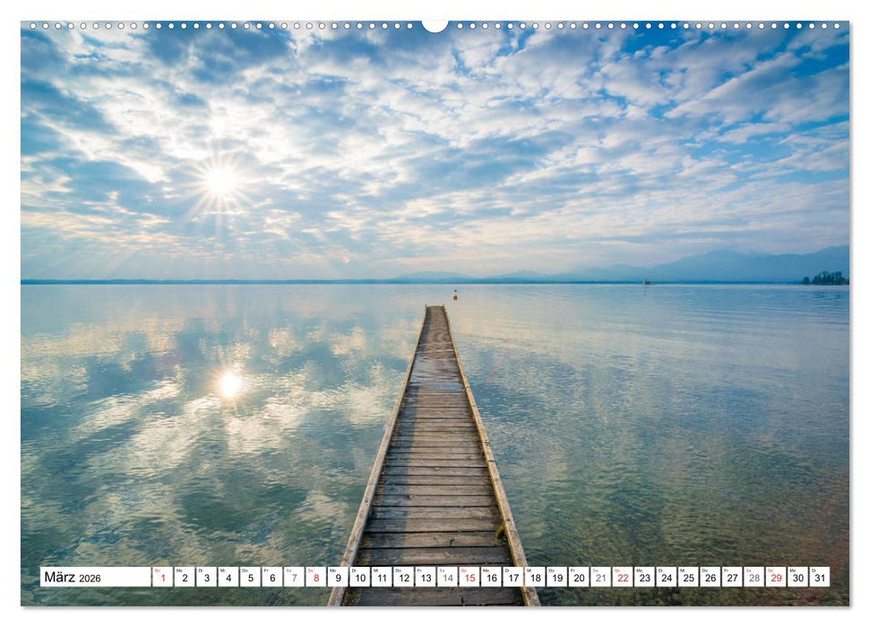 Der Chiemsee - Ansichten zum Träumen (CALVENDO Wandkalender 2026)