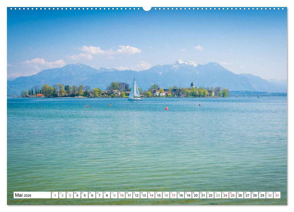 Der Chiemsee - Ansichten zum Träumen (CALVENDO Wandkalender 2026)