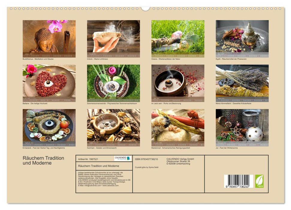 Räuchern Tradition und Moderne (CALVENDO Premium Wandkalender 2026)