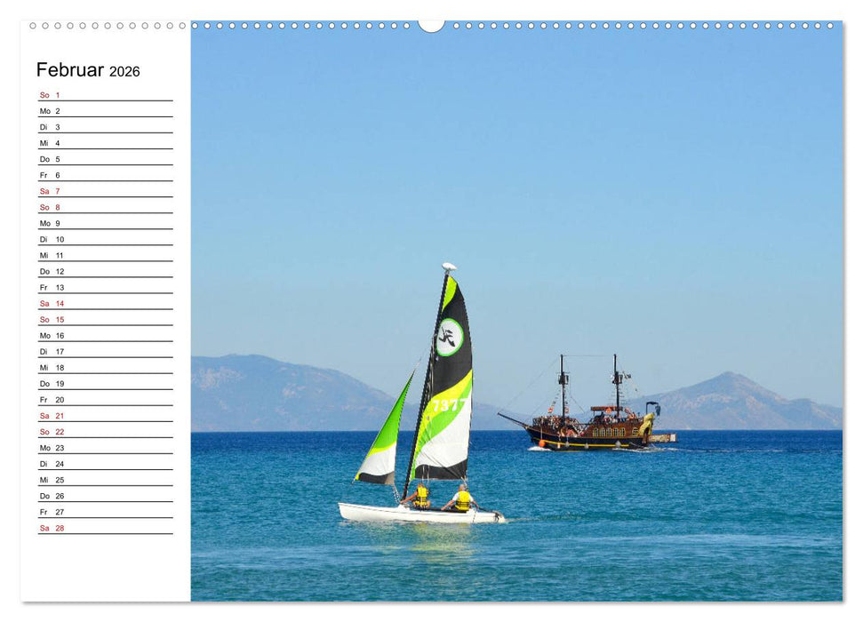 Griechische Insel Kos (CALVENDO Premium Wandkalender 2026)