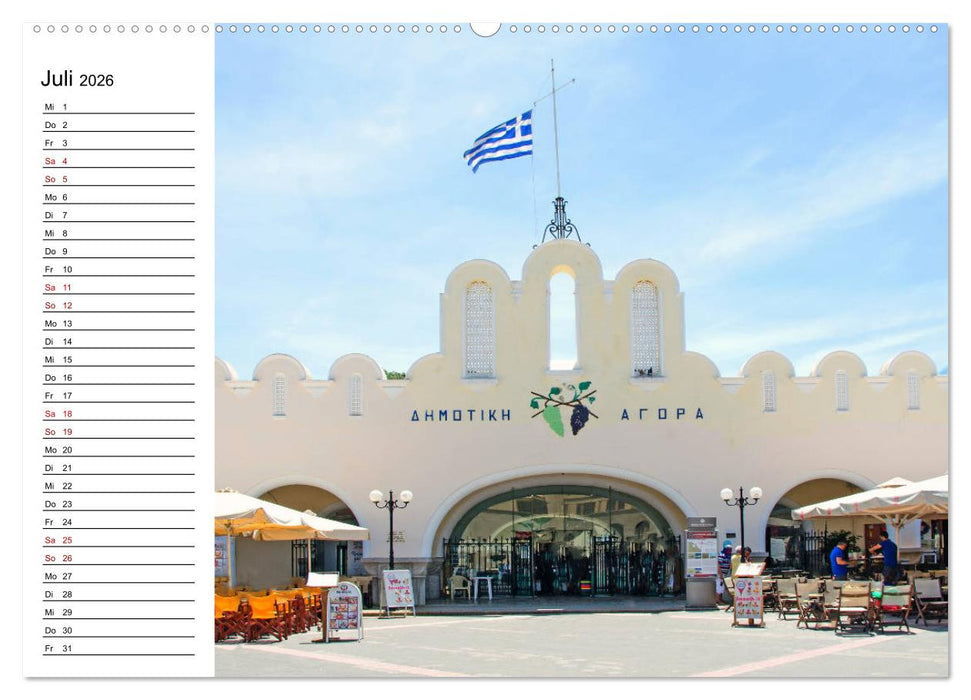 Griechische Insel Kos (CALVENDO Premium Wandkalender 2026)