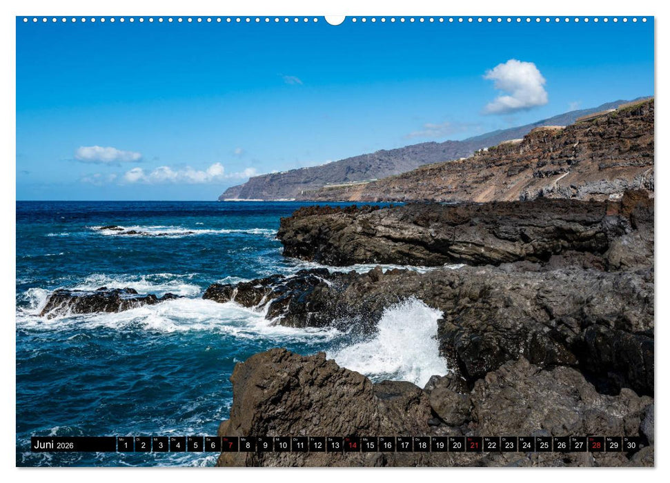 La Palma - Landschaften und Meer (CALVENDO Wandkalender 2026)