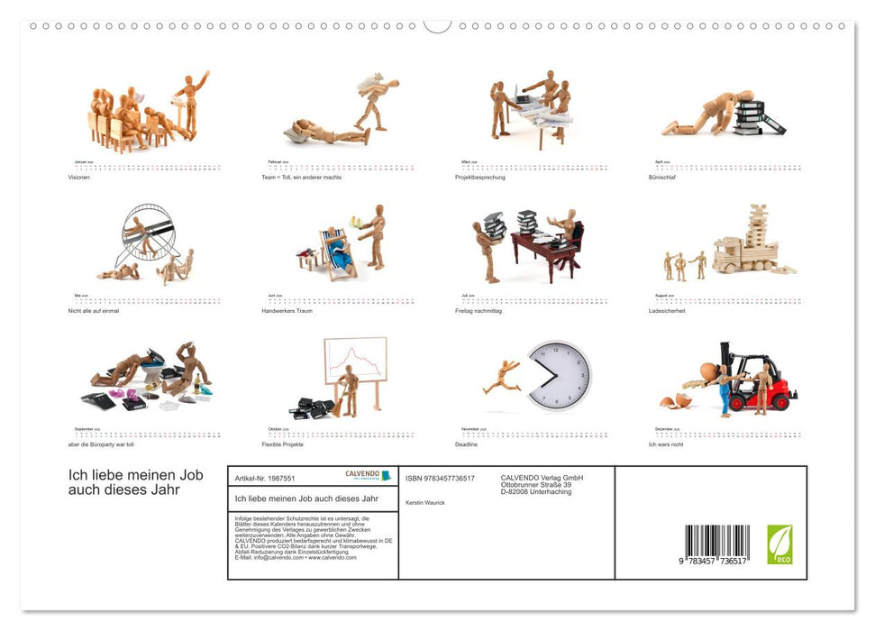 Ich liebe meinen Job auch dieses Jahr (CALVENDO Premium Wandkalender 2026)