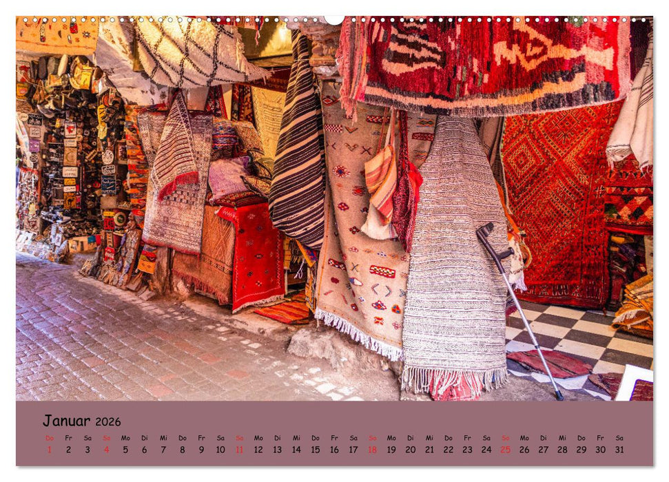 Marrakesch - Eine Stadt wie aus 1001 Nacht (CALVENDO Wandkalender 2026)