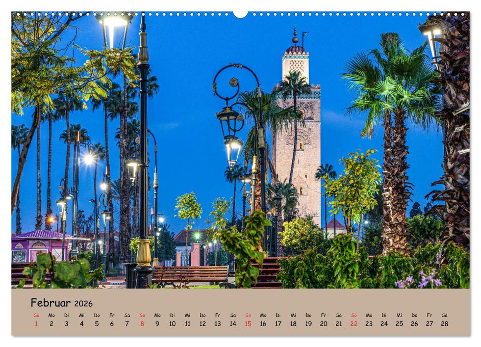Marrakesch - Eine Stadt wie aus 1001 Nacht (CALVENDO Wandkalender 2026)
