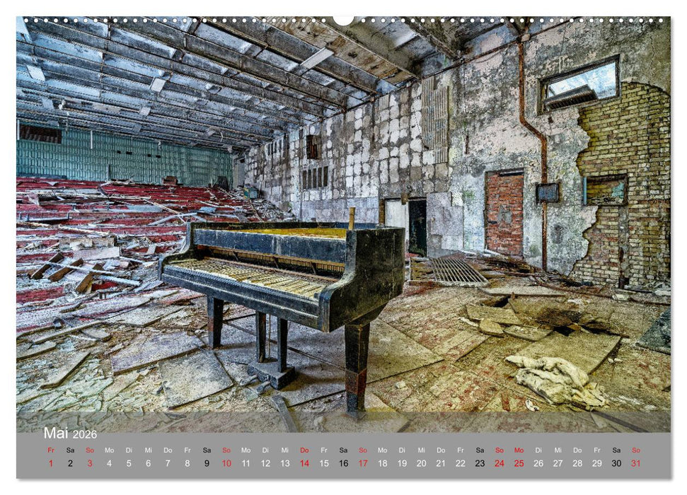 Tschernobyl - In der Sperrzone (CALVENDO Wandkalender 2026)