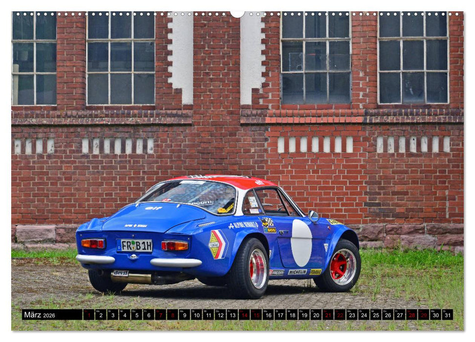 Renault Alpine A110 (CALVENDO Premium Wandkalender 2026)