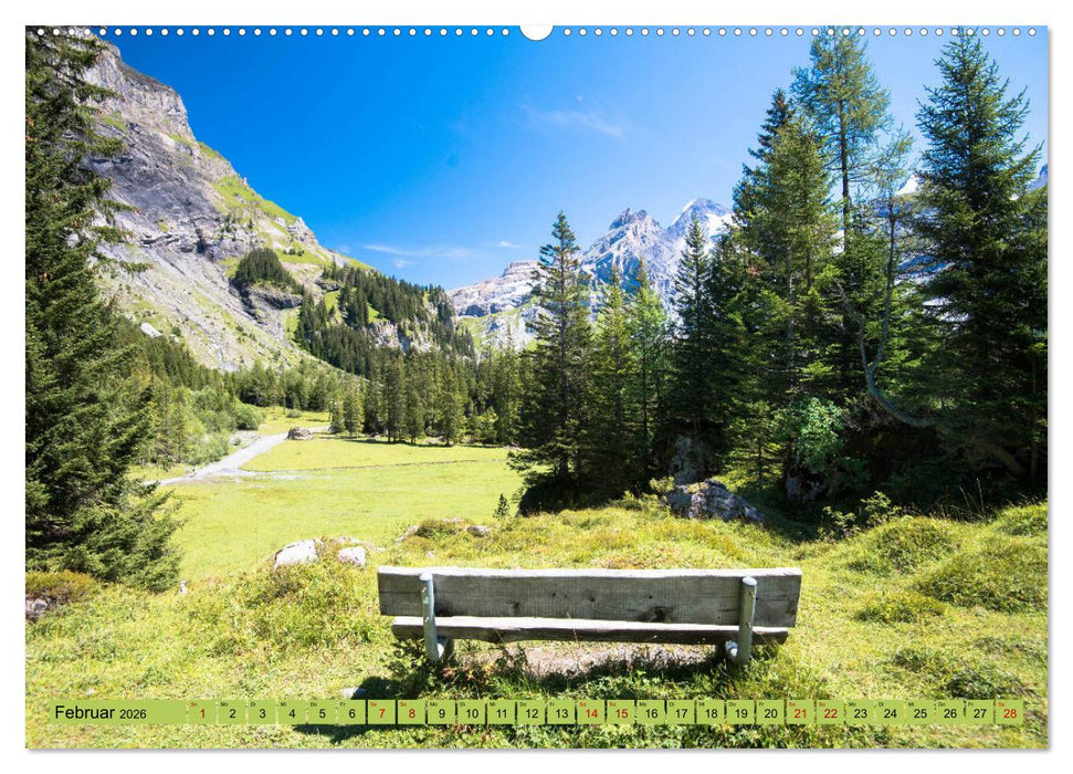 Alpentraum Kandersteg (CALVENDO Premium Wandkalender 2026)