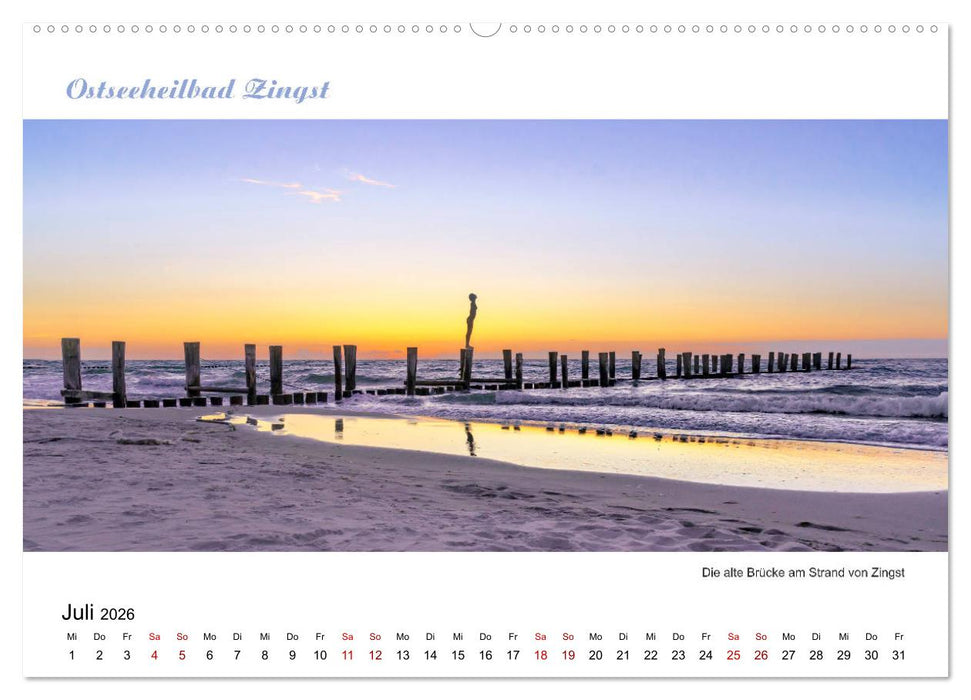 Panorama-Blick Fischland-Darss-Zingst (CALVENDO Premium Wandkalender 2026)