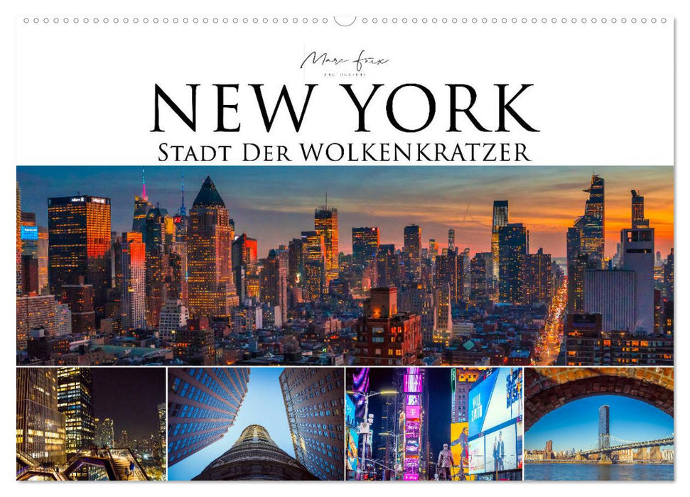 New York - Stadt der Wolkenkratzer (CALVENDO Wandkalender 2026)