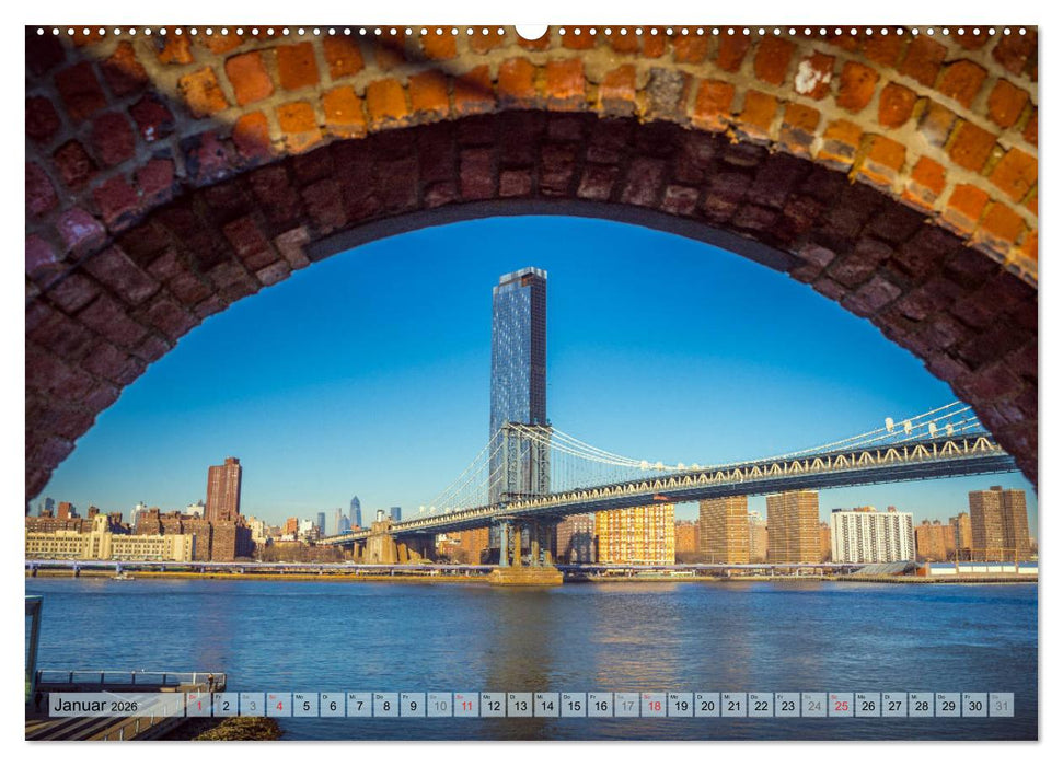 New York - Stadt der Wolkenkratzer (CALVENDO Wandkalender 2026)