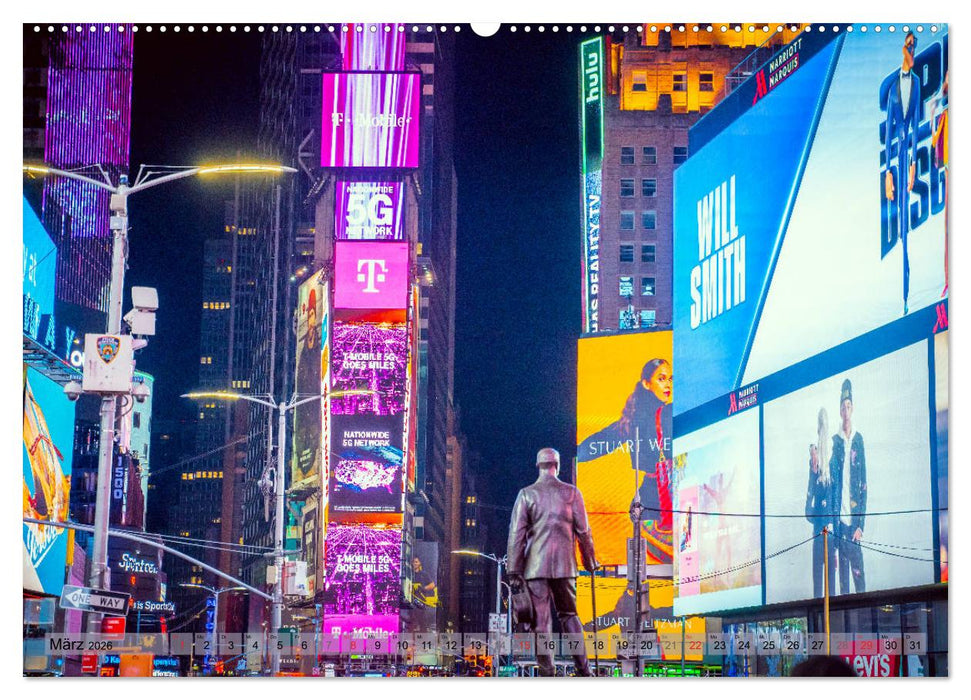 New York - Stadt der Wolkenkratzer (CALVENDO Wandkalender 2026)