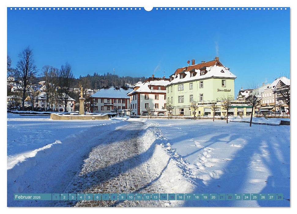 St. Blasien - Dom- und Kurstadt (CALVENDO Premium Wandkalender 2026)