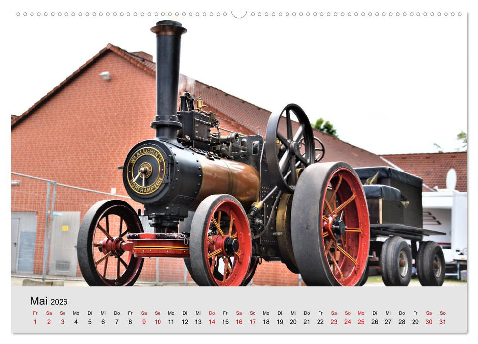 Oldtimer-Dampffahrzeuge. Historische Dampf- und Heißluftfahrzeuge (CALVENDO Premium Wandkalender 2026)