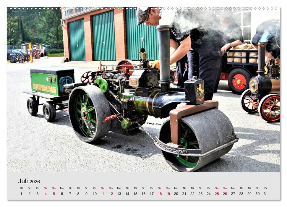 Oldtimer-Dampffahrzeuge. Historische Dampf- und Heißluftfahrzeuge (CALVENDO Premium Wandkalender 2026)