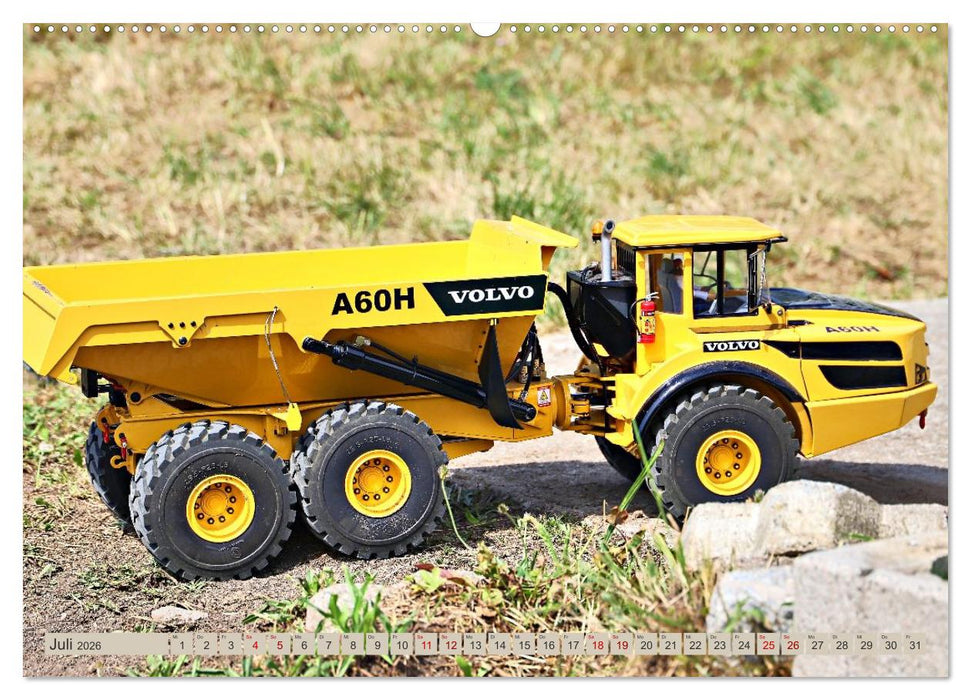 LKW Modelle beim Dampfmodellbautreffen in Bisingen (CALVENDO Premium Wandkalender 2026)