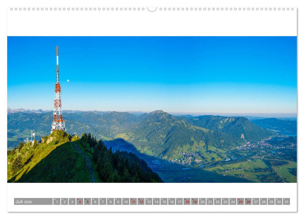Oberallgäu Panorama (CALVENDO Premium Wandkalender 2026)