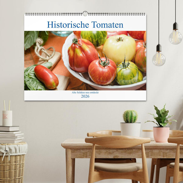Historische Tomaten - Alte Schätze neu entdeckt (CALVENDO Wandkalender 2026)