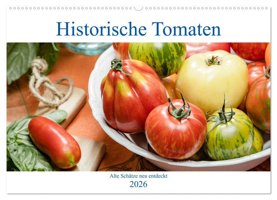 Historische Tomaten - Alte Schätze neu entdeckt (CALVENDO Wandkalender 2026)