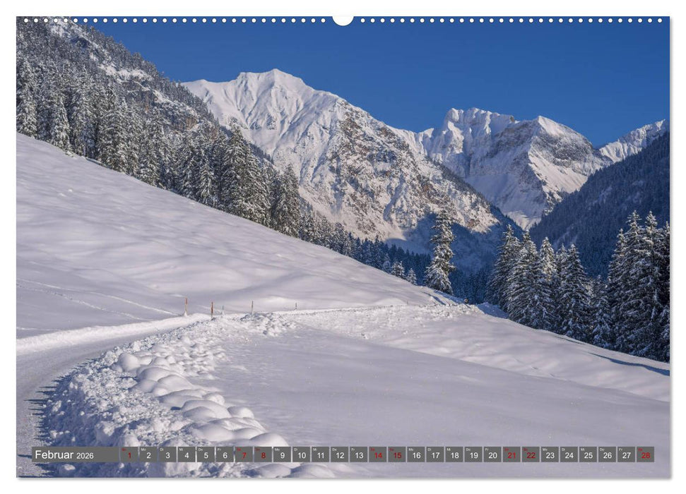 Schöne Wanderungen um Oberstdorf (CALVENDO Premium Wandkalender 2026)