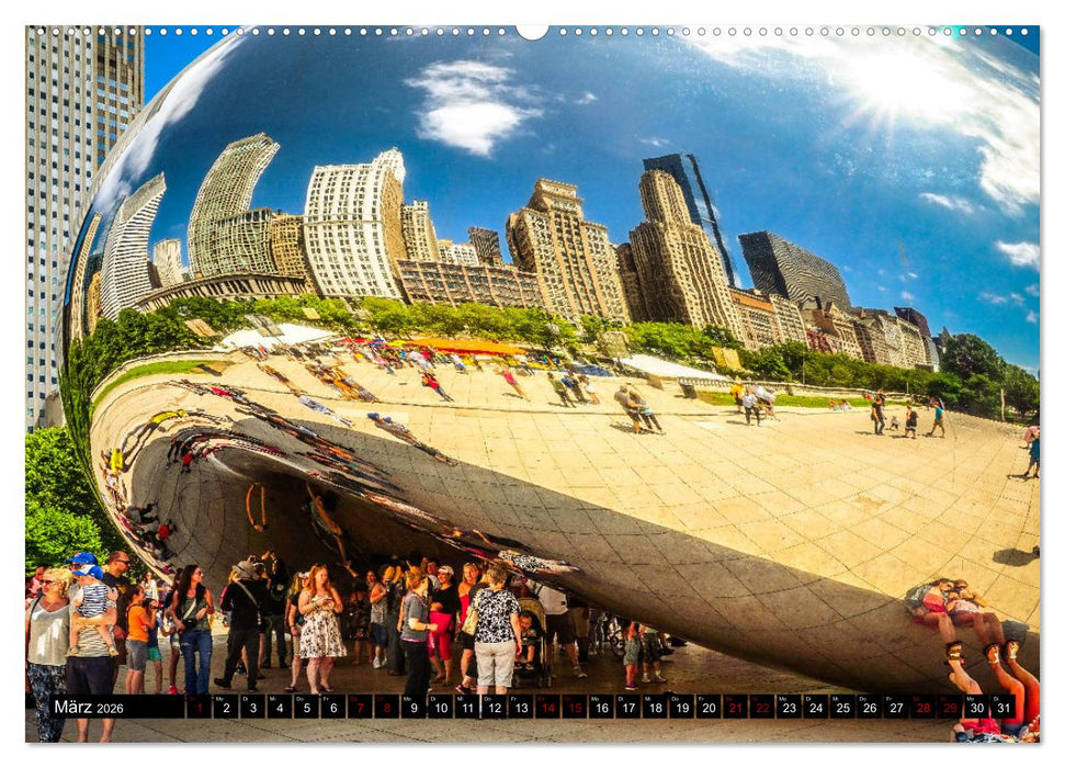 Chicago Impressionen (CALVENDO Premium Wandkalender 2026)