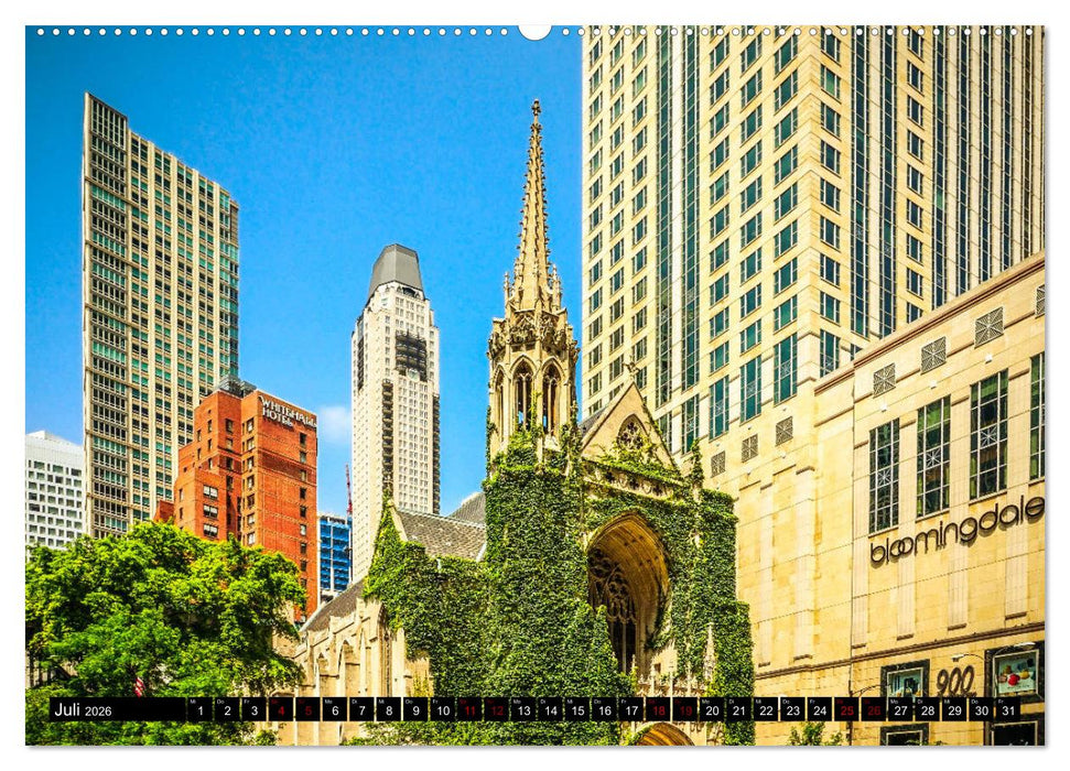 Chicago Impressionen (CALVENDO Premium Wandkalender 2026)