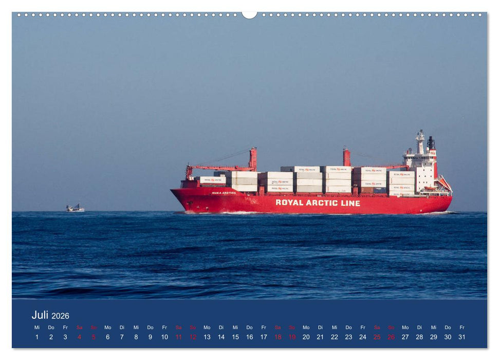 Schiffe - Begegnungen auf Nord- und Ostsee (CALVENDO Premium Wandkalender 2026)