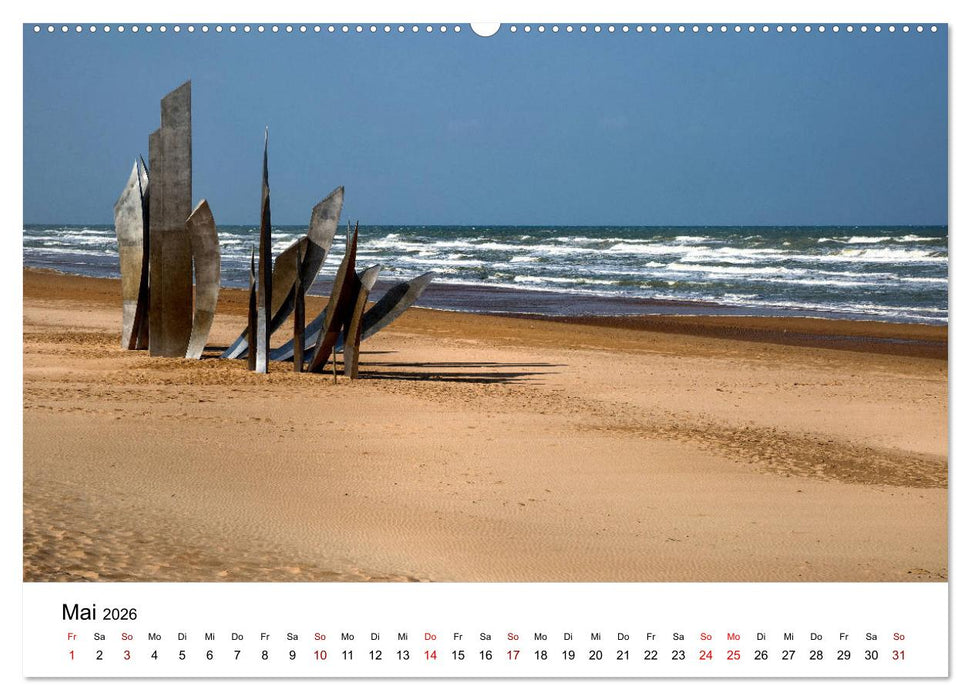Normandie - Land am Meer (CALVENDO Premium Wandkalender 2026)