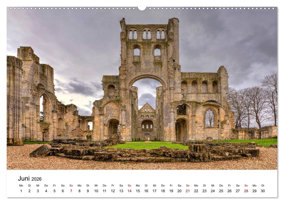 Normandie - Land am Meer (CALVENDO Premium Wandkalender 2026)