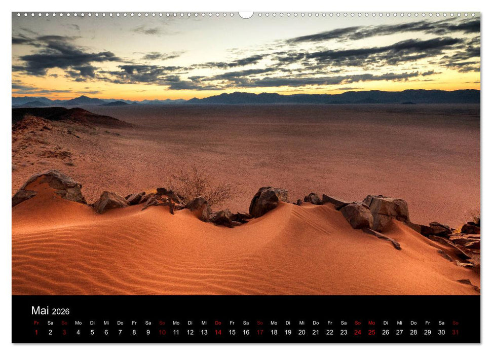 Das Licht Namibias (CALVENDO Premium Wandkalender 2026)