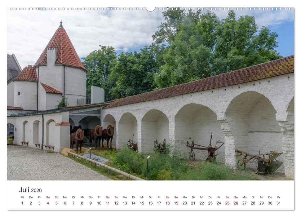 Schrobenhausen - Lenbachstadt im Spargelland (CALVENDO Premium Wandkalender 2026)