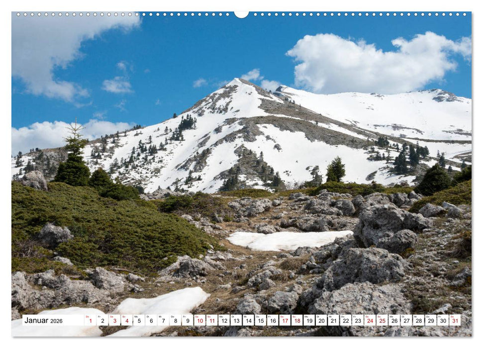 DER PELOPONNES (CALVENDO Premium Wandkalender 2026)