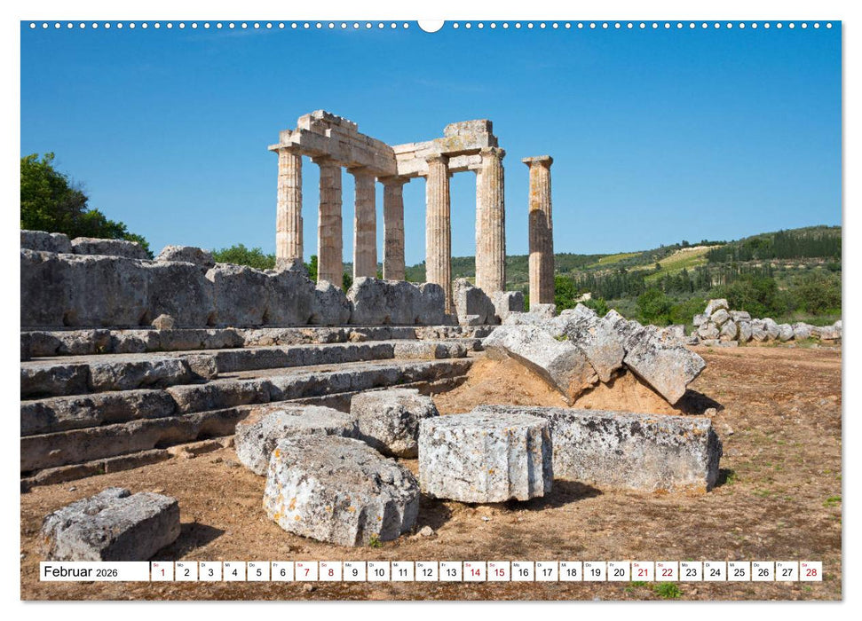 DER PELOPONNES (CALVENDO Premium Wandkalender 2026)