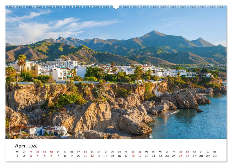 Andalusien - Weiße Dörfer und wilde Natur (CALVENDO Premium Wandkalender 2026)