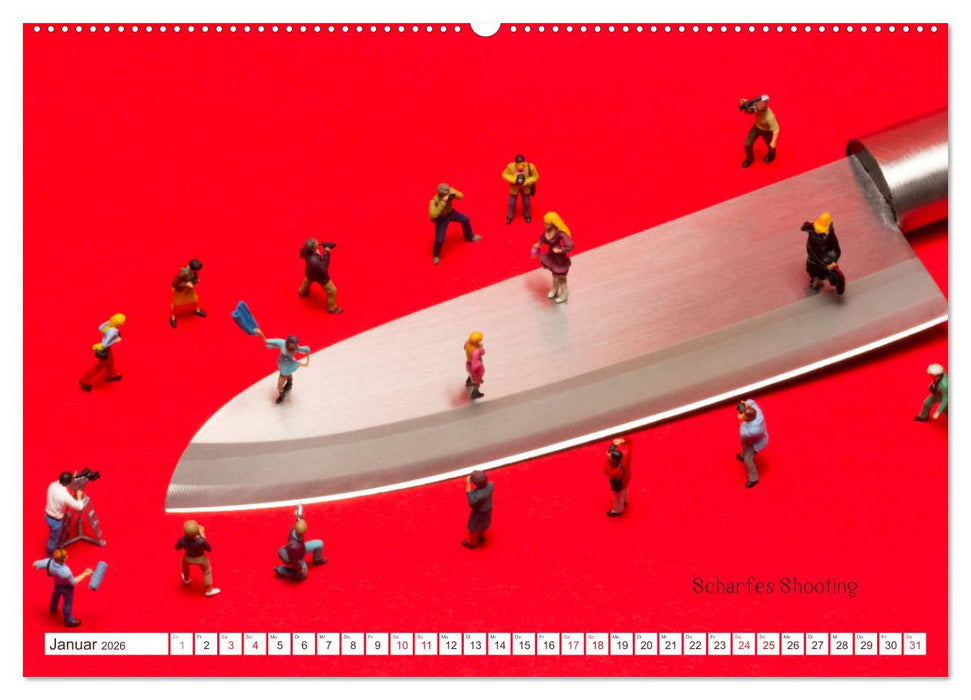 Erdbeerjäger ... und andere Mini-Welten (CALVENDO Premium Wandkalender 2026)