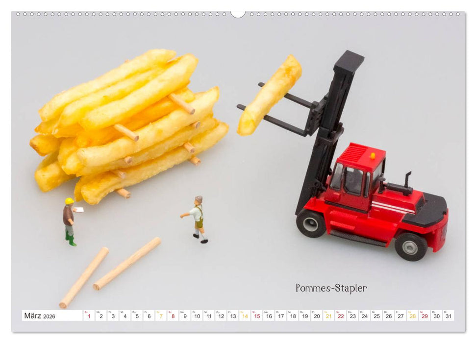 Erdbeerjäger ... und andere Mini-Welten (CALVENDO Premium Wandkalender 2026)