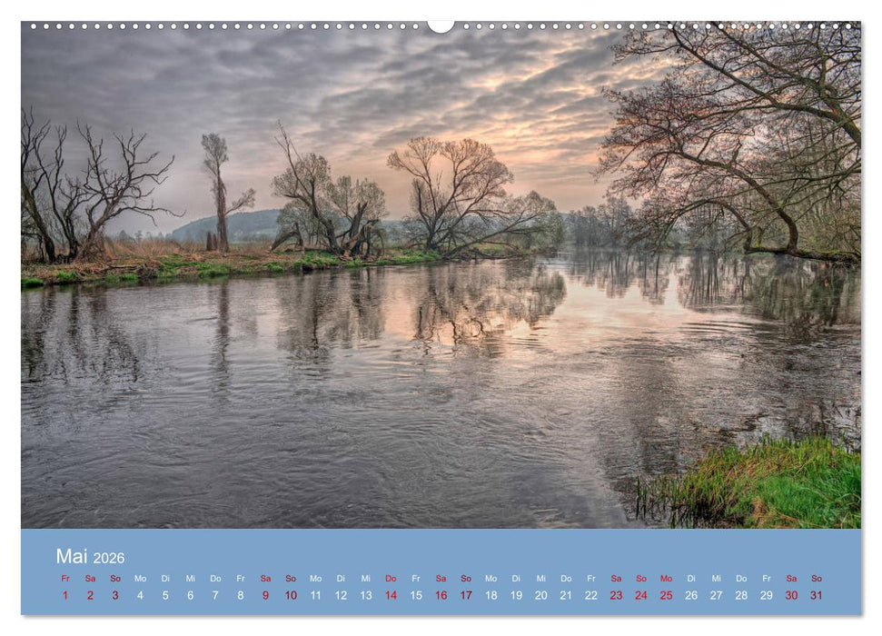 Das Jahr an der Naab zwischen Burglengenfeld und Kallmünz (CALVENDO Premium Wandkalender 2026)