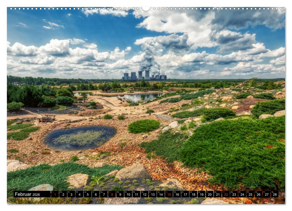 Der Findlingspark in der Lausitz (CALVENDO Wandkalender 2026)