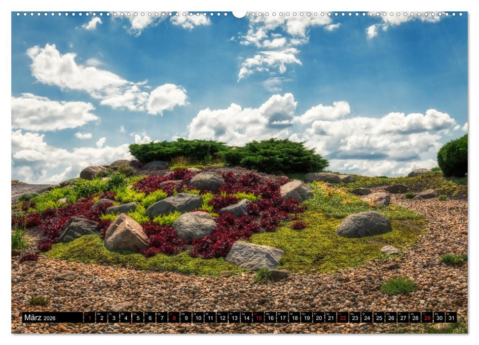 Der Findlingspark in der Lausitz (CALVENDO Wandkalender 2026)