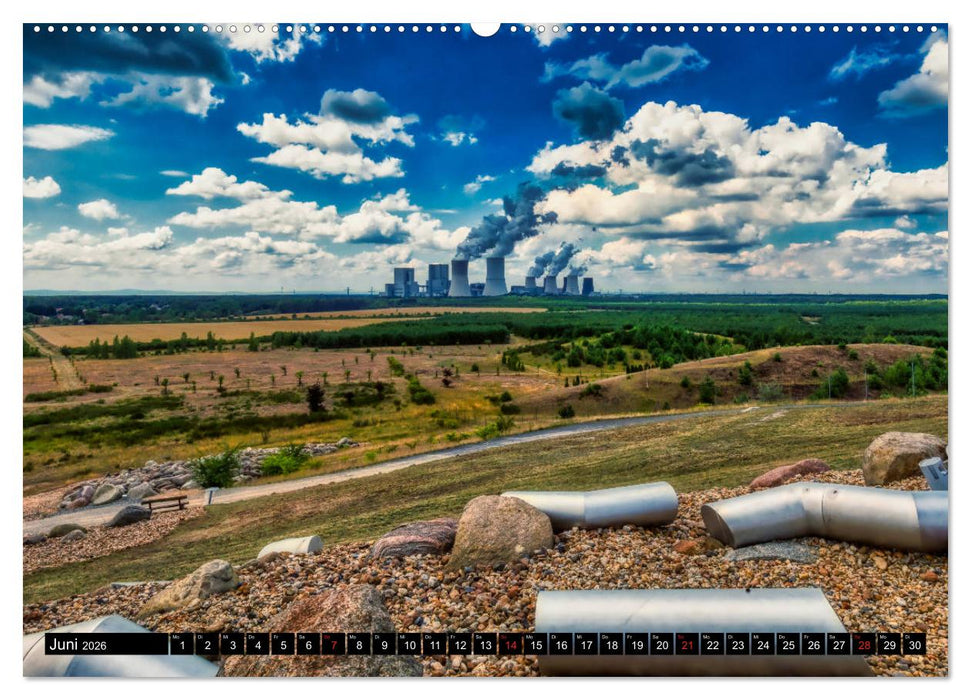 Der Findlingspark in der Lausitz (CALVENDO Wandkalender 2026)