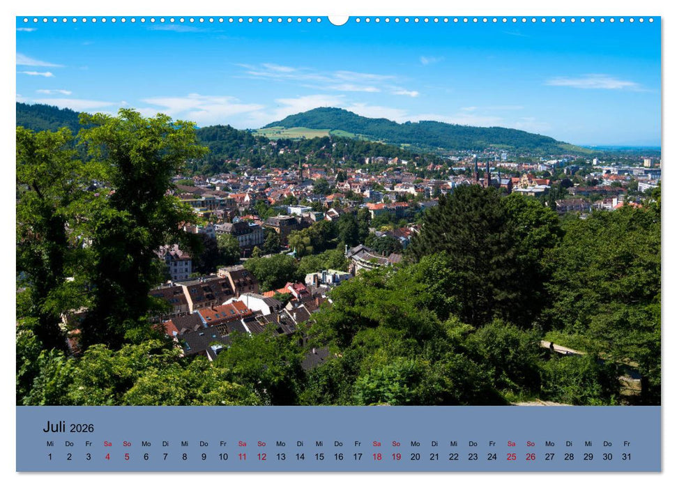 Wundervolles Freiburg (CALVENDO Premium Wandkalender 2026)
