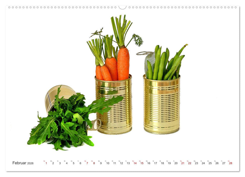 Gemüse, so gesund (CALVENDO Wandkalender 2026)