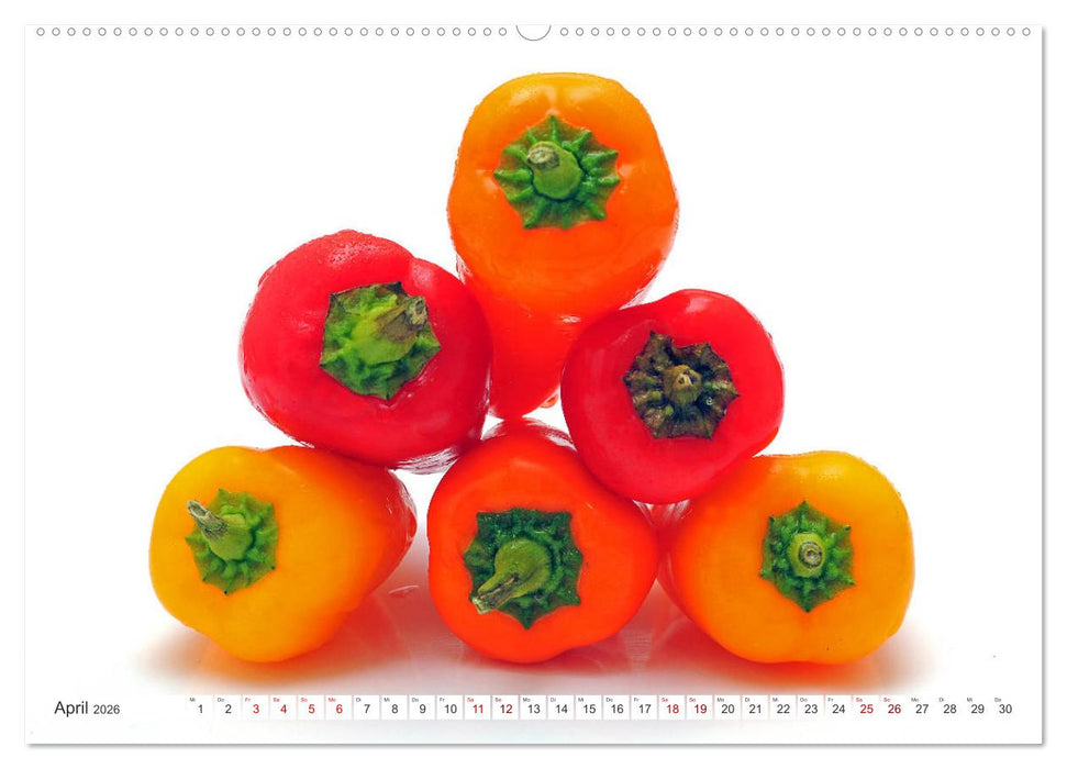 Gemüse, so gesund (CALVENDO Wandkalender 2026)