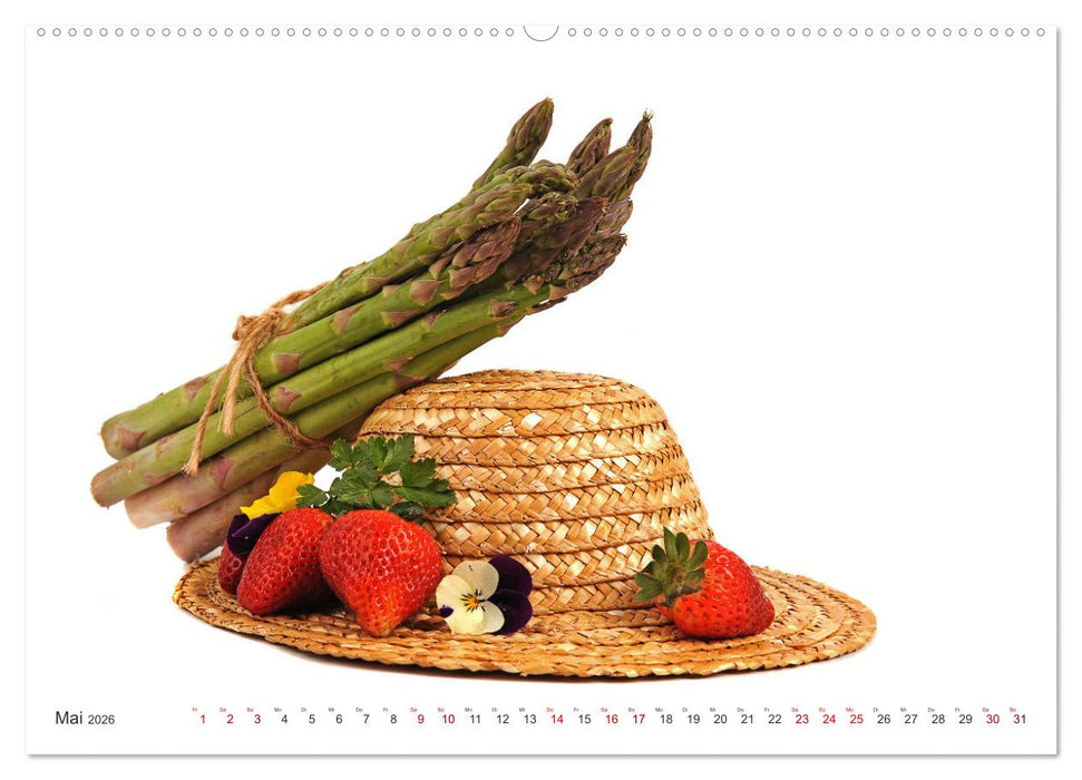 Gemüse, so gesund (CALVENDO Wandkalender 2026)